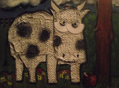 The cow - A Paint Artwork by Florentin