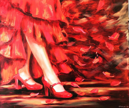 Captive of Rhythm - a Paint Artowrk by Elena Popova
