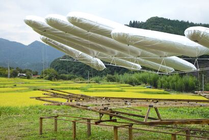 Between the Wind and the Earth - a Sculpture & Installation Artowrk by Takashi Hokoi