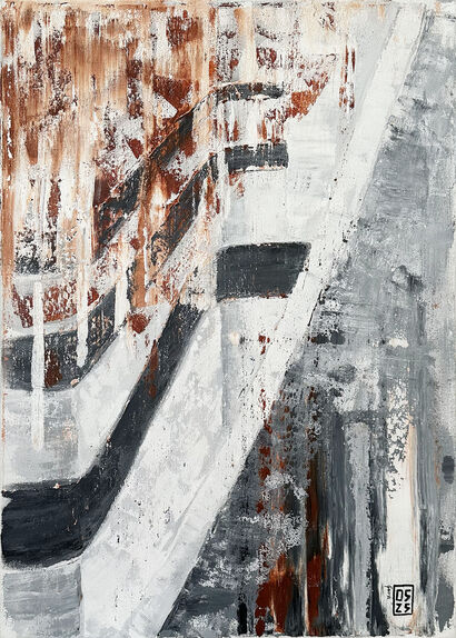 Solar Residue (Architecture of Memory) - a Paint Artowrk by Elena Gorn