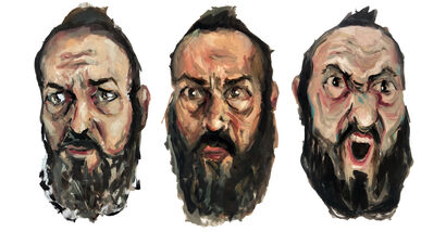 Tricefalo - A Paint Artwork by Giulio Manglaviti