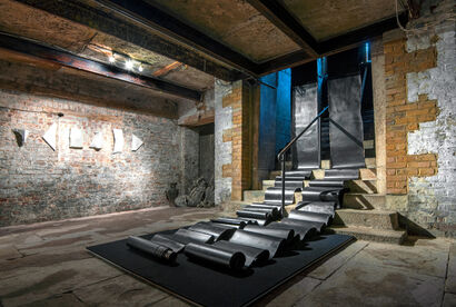 THE BLACK SCROLLS - a Sculpture & Installation Artowrk by Bea Last