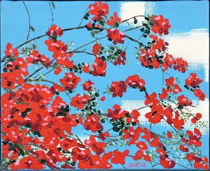 Blossoming in Spring - a Paint Artowrk by HsunArt