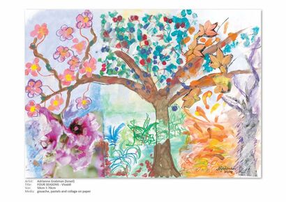 Four seasons - Vivaldi - a Paint Artowrk by Adrianne Grabman