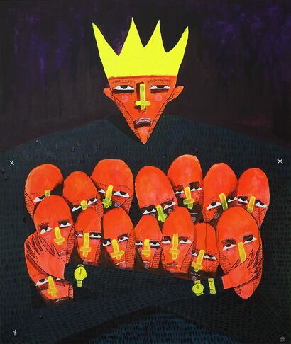 King - Sixteen - A Paint Artwork by Bedirhan Akcan