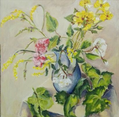 Flowers of my garden - a Paint Artowrk by Maja