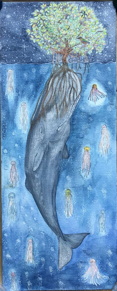 Il sogno della Balena - a Paint Artowrk by Luigi Ciotta