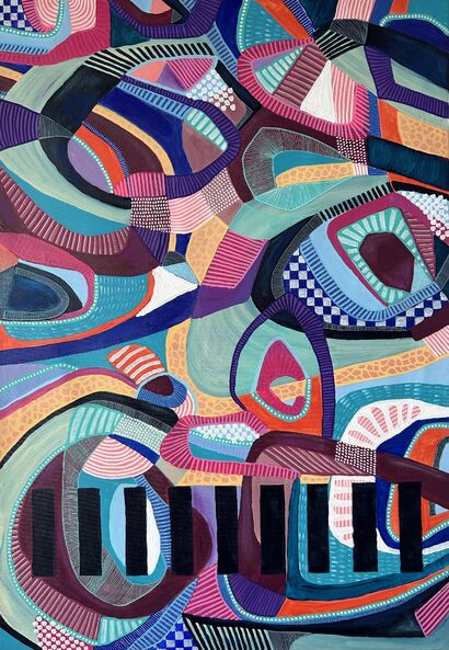 Endless Loops - a Paint Artowrk by Samantha Malone