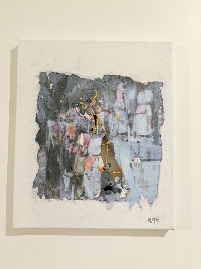 Prière au Bouddha - a Paint Artowrk by soo jin CHUNG