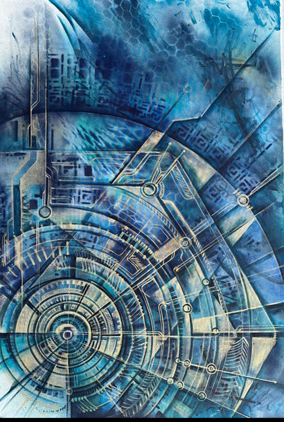 Circuit of Consciousness  - a Paint Artowrk by Elvis 