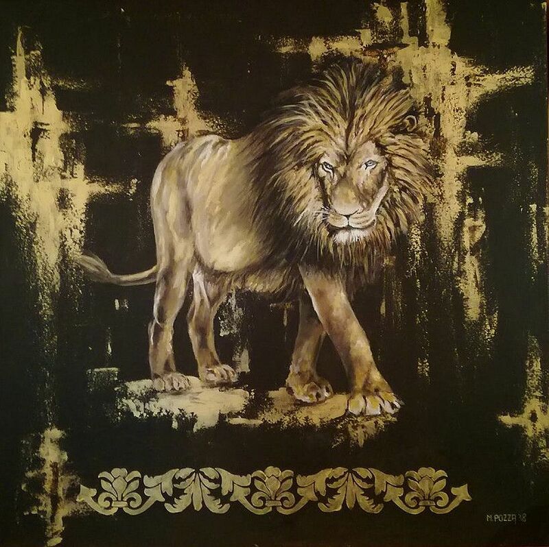 RE LEONE - a Paint by mary pozza