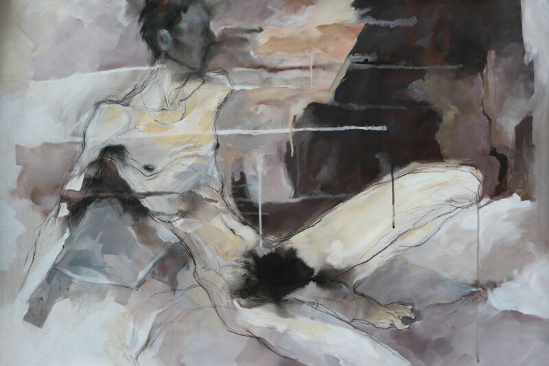 Berlin Nude03 - a Paint by Pradipta Ray