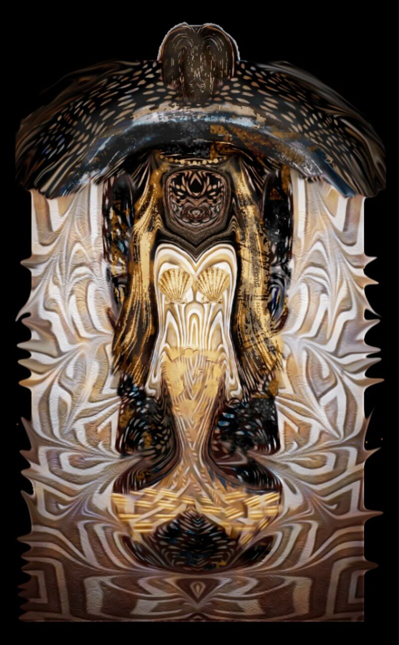 La sirène tigre  - a Digital Art by Oona.la.nana