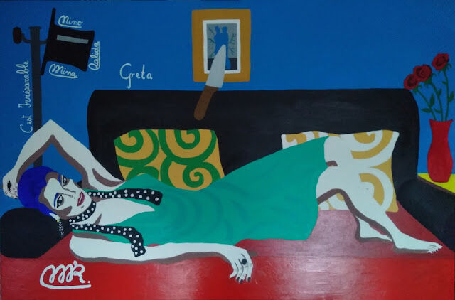 Greta - a Paint by MAURIZIO RECCHIA