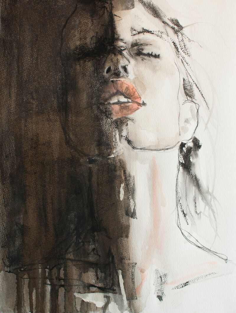 I kissed a girl and let her go - a Paint by Sonja de Graaf