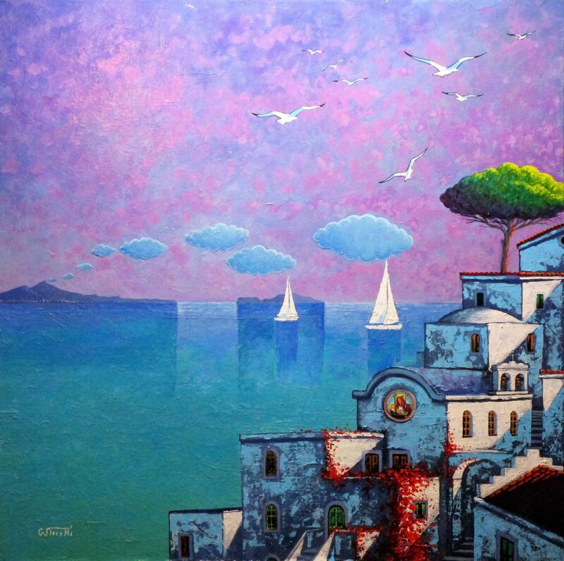  Fantasie d'Ischia 03 - a Paint by Giuseppe Sticchi