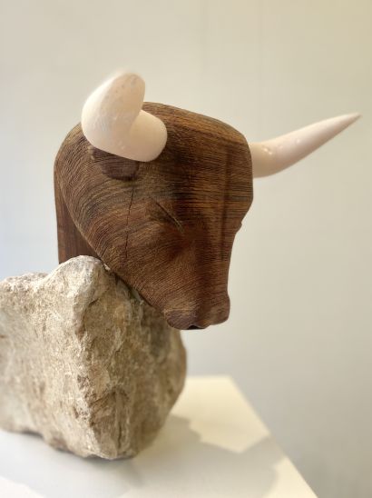 Bull's Head - a Sculpture & Installation Artwork by Michael Blochberger