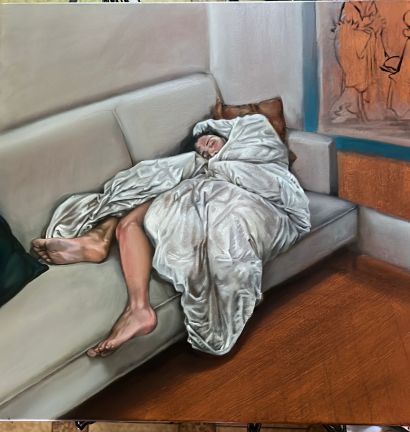 La stampa cinese - a Paintings Artwork by the.draughtmans.icon