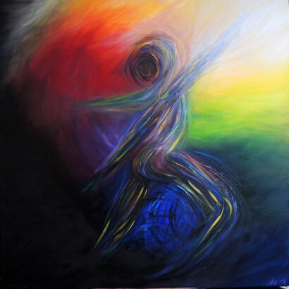 Child of Hearth - Harmony - a Paint Artowrk by Lidia Arreghini