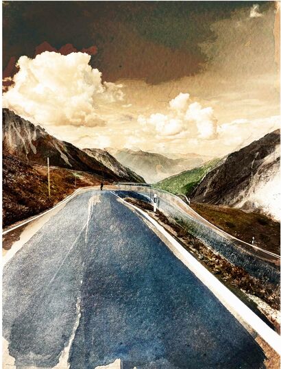 mellow roads - a Digital Art Artowrk by Sari Prieto