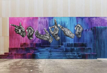 TECHNE - A Urban Art Artwork by Blue