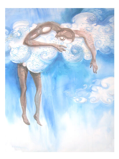 Serene Sleep - A Paint Artwork by Manivannan Palani