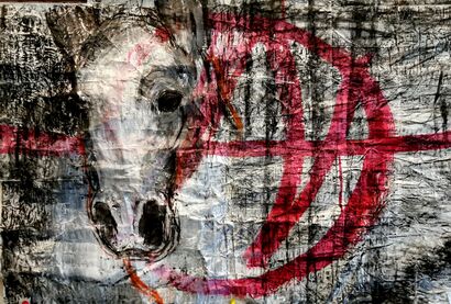 A horse - A Paint Artwork by nan li