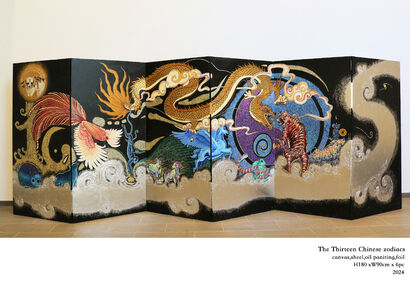 the thirty Chinese zodiacs - a Paint Artowrk by サ・ブンティ