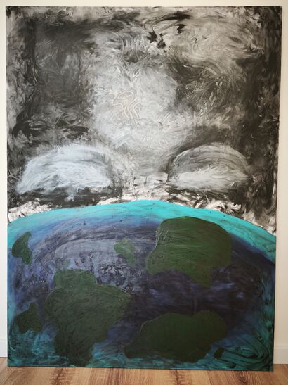 Storm of the world - a Paint Artowrk by Viki