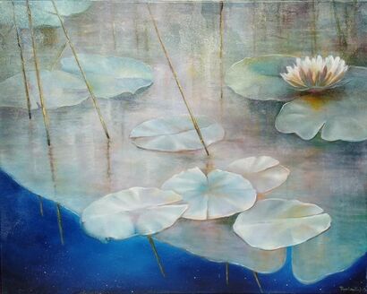 Lotus - a Paint Artowrk by Rosário Falcão