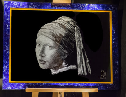 Girl – omaggio a Jan Vermeer - A Paint Artwork by Ivano D'Annibale