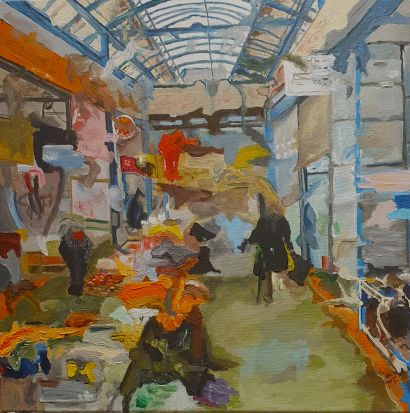 Il mercato - a Paint Artowrk by Sonia Maffioli