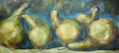 Pears - A Paint Artwork by Kateryna Ivonina