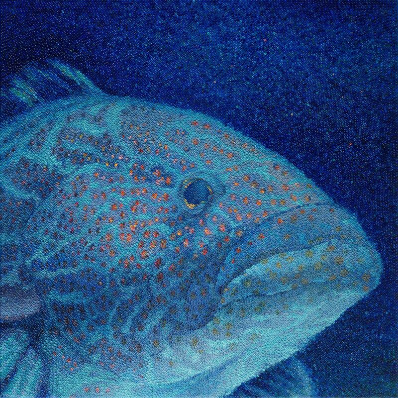 Black grouper - a Paint by Mariana Prochkaruk