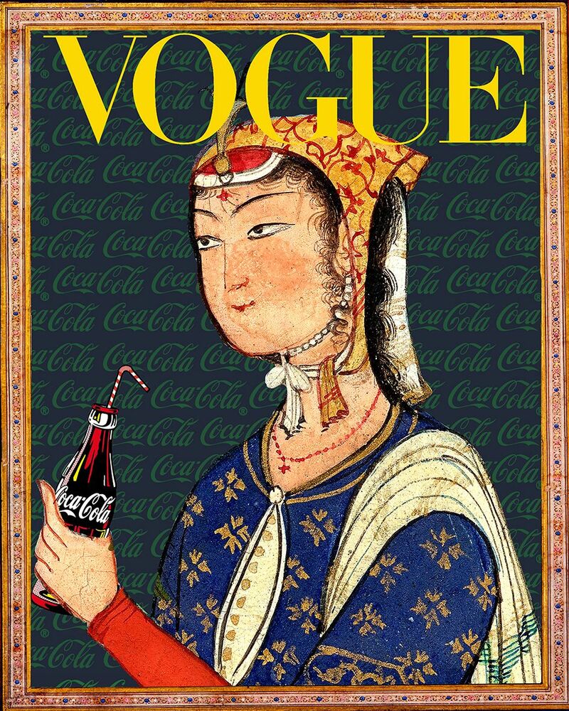 Coca-Cola Vogue - a Digital Graphics and Cartoon by Rabee Baghshani