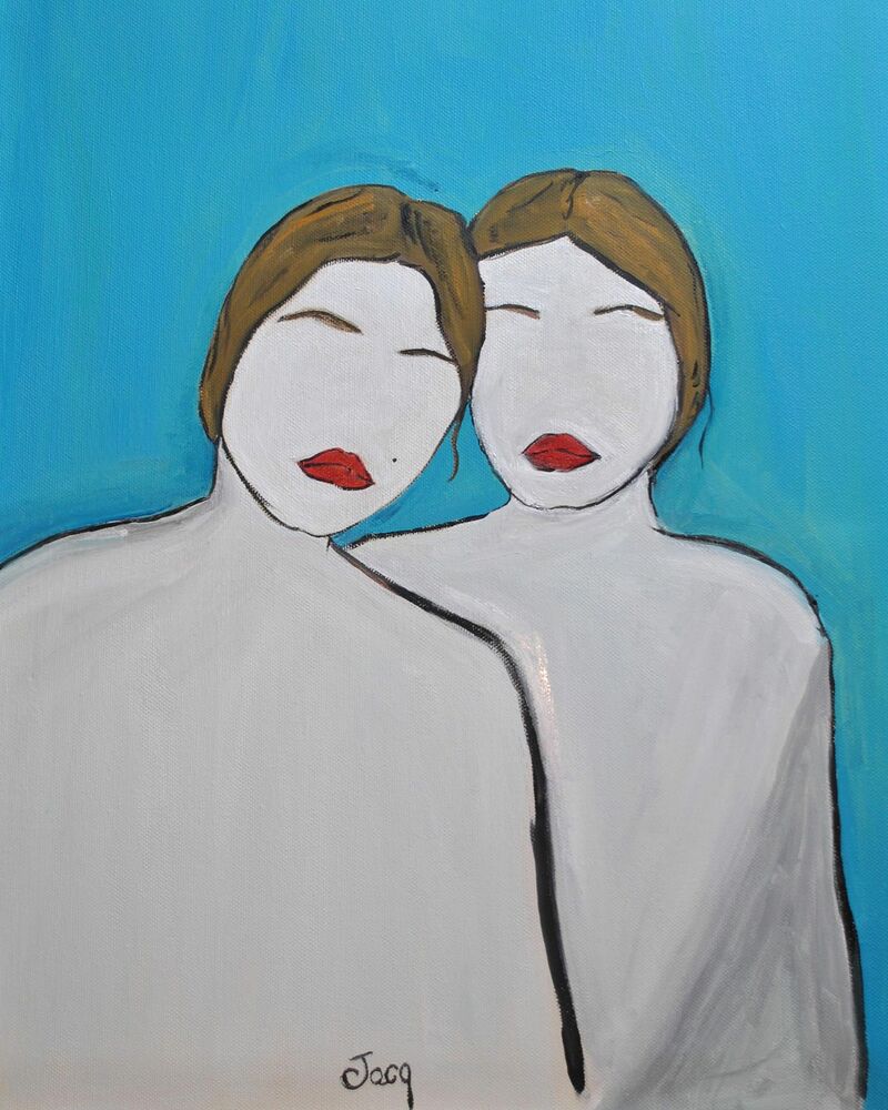 Twins - a Paint by Jacq .