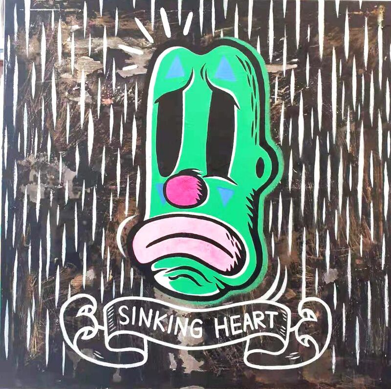 FIZZYJOKER_SINKING HEART - a Paint by Michael Kwong
