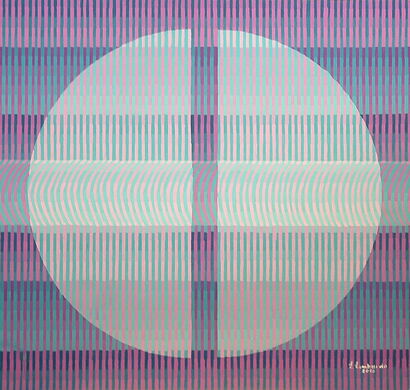 Deformazione geometrica ritmica - a Paint Artowrk by Lorenzo Lombardo