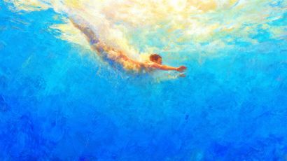 Diver - a Paint Artowrk by Marek-Lars Kruusen