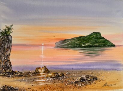 Isola Dino - a Paint Artwork by Tatiana Mereacre