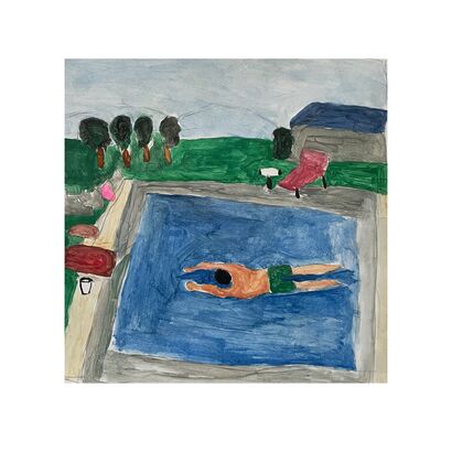 The Pool - a Paint Artowrk by he/him