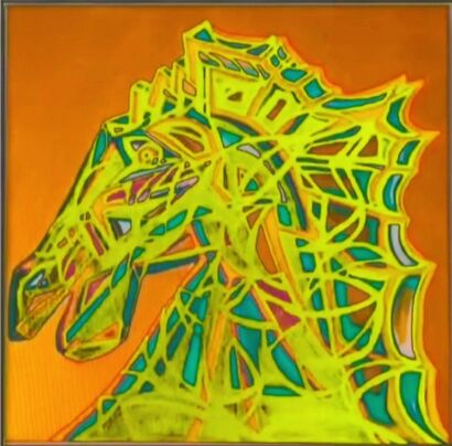 Horse of Troy - a Digital Art Artowrk by Irene  Louca 