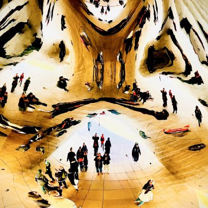 The Egg Our World Make It a Better Place - a Urban Art Artowrk by michael watz