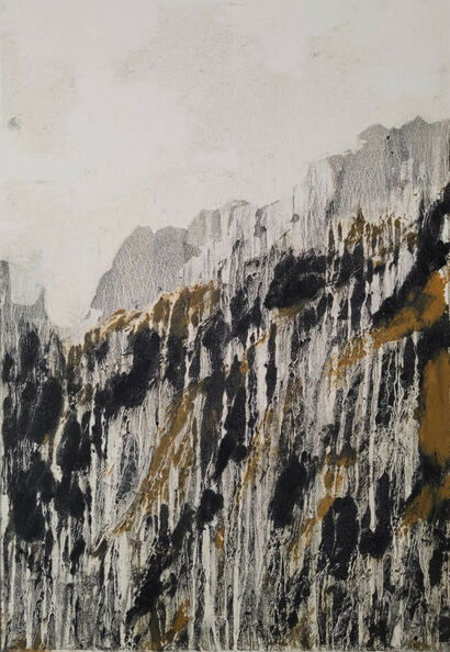 Mountain no.11 - a Paint Artowrk by Baixue Lin