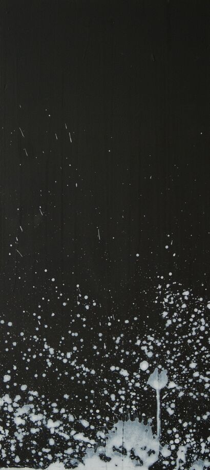 NIGHT SNOWFALL  - A Paint Artwork by black rose