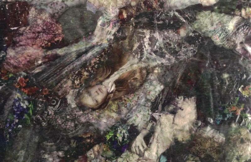 OPHELIA 9: Facing you, my Death - a Paint by Valérie Josef