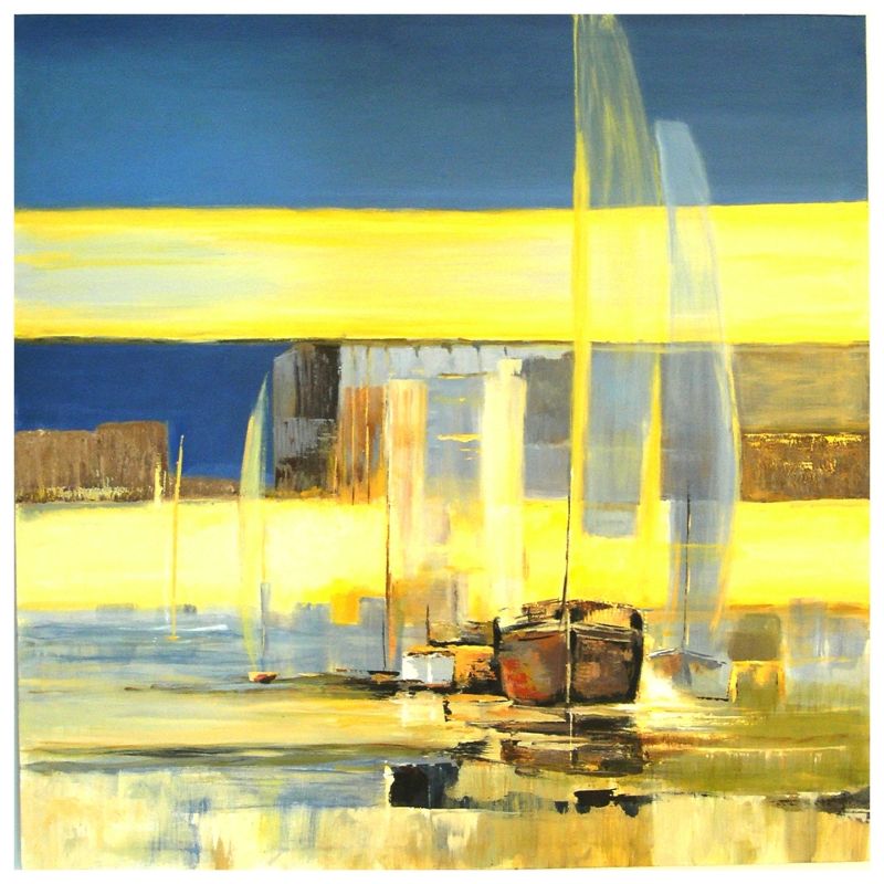 RITORNO DALLA REGATA - a Paintings by GIANFRANCO DONATI