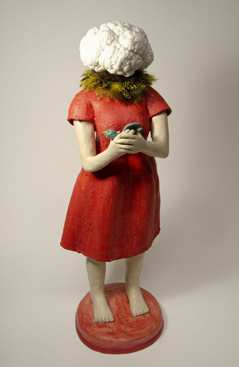 Biophilia girl - a Sculpture & Installation by Claudeartist