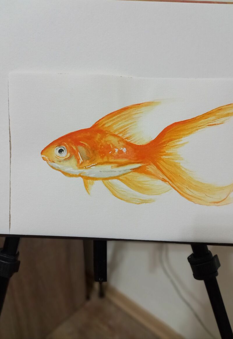 Fish of my wish - a Paint by Guliruh Salayeva