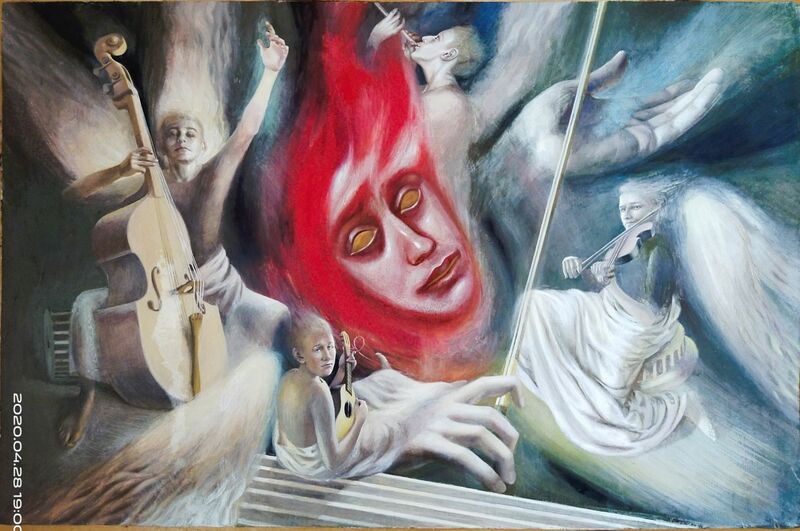 The dream - a Paint by Lyudmila Gromova